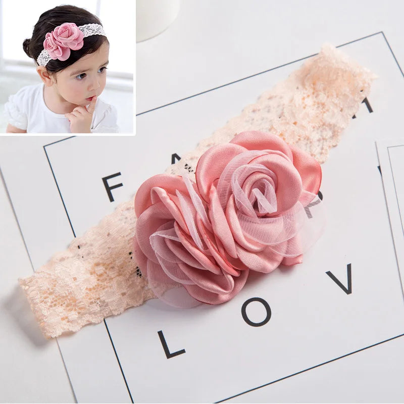 Baby Stirnband Blume Mädchen Bögen Kleinkind Haar Bands für Baby Mädchen Kinder Stirnbänder Turban Neugeborenen Haarband Baby Haar Zubehör