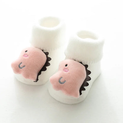 Nette Cartoon Baby Socken Für Jungen Mädchen Winter Weiche Baumwolle Neugeborenen Kleinkind Socken Kinder Anti Slip Boden Socken Beinlinge Kleidung