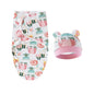 100% Baumwolle Baby Wickeldecke & Hut Set