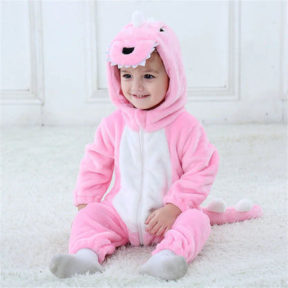 Baby Kigurumi Stich Kuh Einhorn Cartoon Strampler Infant Kinder Tier Overall Mädchen Jungen Cosplay Pyjama Kostüme Für Weihnachten