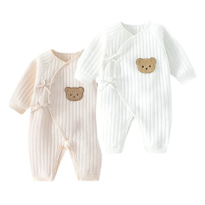 Langarm Baby lässig Overalls Baby Jungen Mädchen Kleinkind Stram pler Baumwolle Bebe Overall Kleidung Outfits weiche einteilige Pyjamas