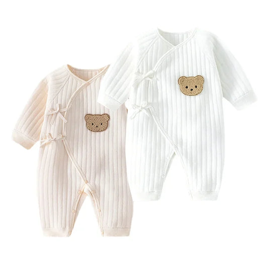 Langarm Baby lässig Overalls Baby Jungen Mädchen Kleinkind Stram pler Baumwolle Bebe Overall Kleidung Outfits weiche einteilige Pyjamas