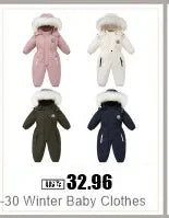 Neugeborene Winter Kinder Jacke wasserdichten Mantel sowie Samt Baby Mädchen Kleidung Schnee anzug Junge Stram pler Kleinkind Kapuze Mantel Overalls