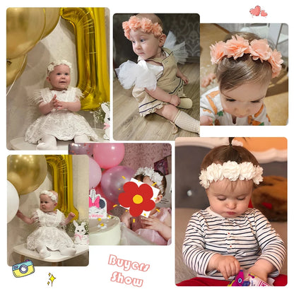 Baby Stirnband Blume Mädchen Bögen Kleinkind Haar Bands für Baby Mädchen Kinder Stirnbänder Turban Neugeborenen Haarband Baby Haar Zubehör