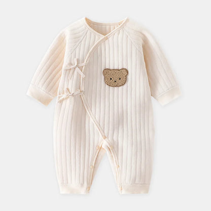 Langarm Baby lässig Overalls Baby Jungen Mädchen Kleinkind Stram pler Baumwolle Bebe Overall Kleidung Outfits weiche einteilige Pyjamas