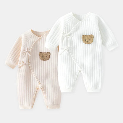 Langarm Baby lässig Overalls Baby Jungen Mädchen Kleinkind Stram pler Baumwolle Bebe Overall Kleidung Outfits weiche einteilige Pyjamas