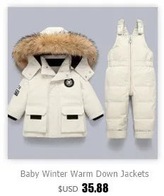 Neugeborene Winter Kinder Jacke wasserdichten Mantel sowie Samt Baby Mädchen Kleidung Schnee anzug Junge Stram pler Kleinkind Kapuze Mantel Overalls