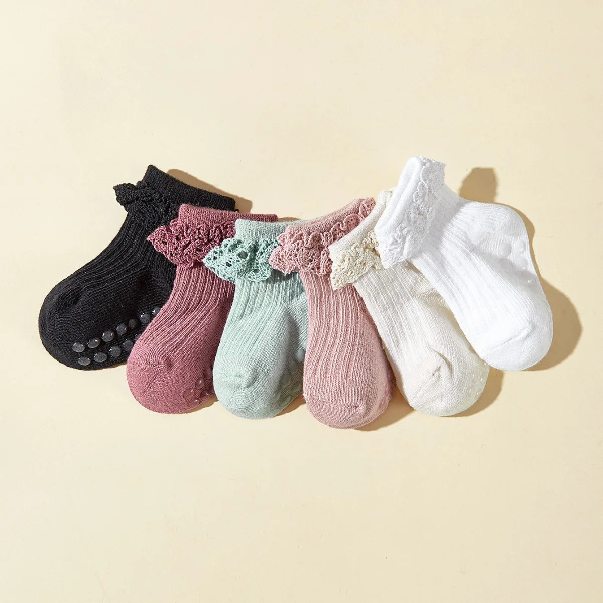 6-paar newborn socken set