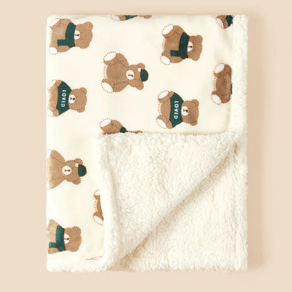 Winter Baby Decke – Fleece Warme Quilt