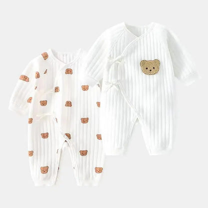 Langarm Baby lässig Overalls Baby Jungen Mädchen Kleinkind Stram pler Baumwolle Bebe Overall Kleidung Outfits weiche einteilige Pyjamas