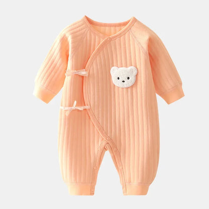 Langarm Baby lässig Overalls Baby Jungen Mädchen Kleinkind Stram pler Baumwolle Bebe Overall Kleidung Outfits weiche einteilige Pyjamas