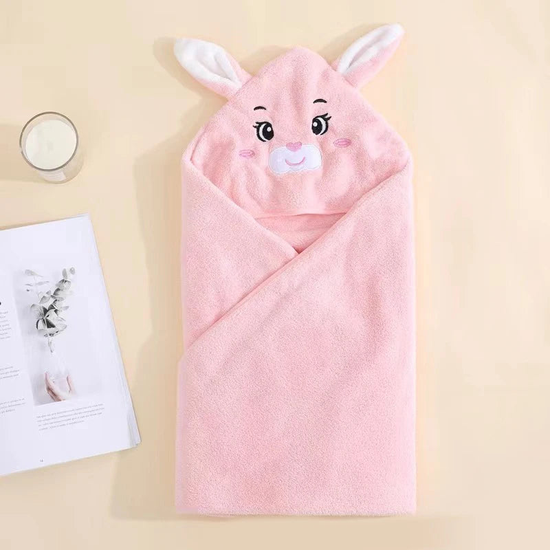 Nette Baby Badetuch Weichen, Saugfähigen Handtuch Neugeborenen Swaddle Wrap Baby Decken Cartoon Tier Baby Bad Handtuch Neugeborenen Mit Kapuze Handtuch