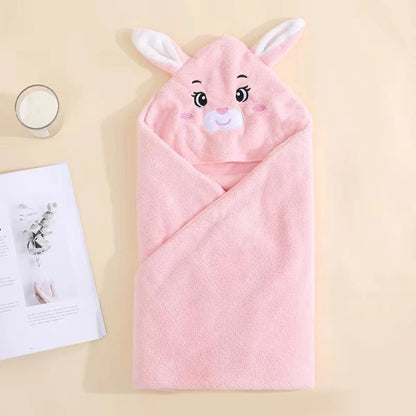 Nette Baby Badetuch Weichen, Saugfähigen Handtuch Neugeborenen Swaddle Wrap Baby Decken Cartoon Tier Baby Bad Handtuch Neugeborenen Mit Kapuze Handtuch