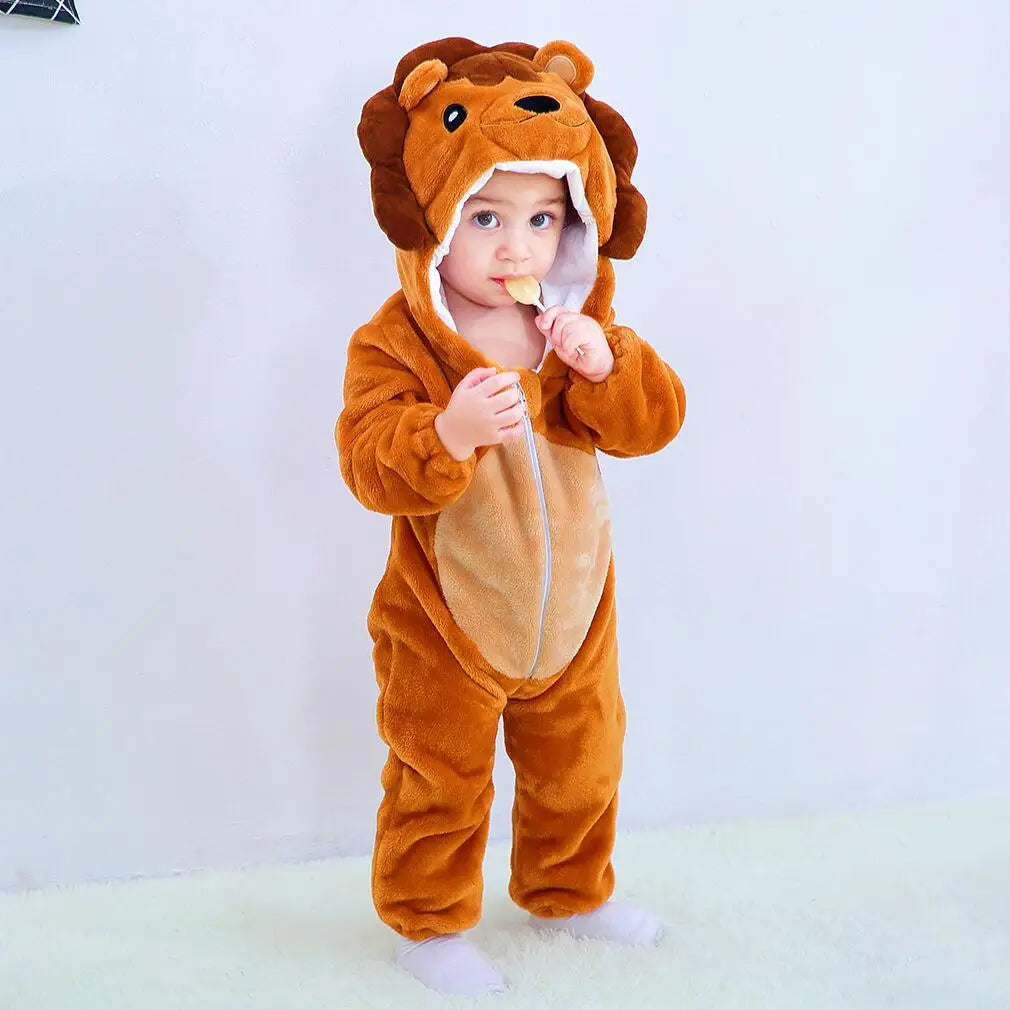 Baby Kigurumi Stich Kuh Einhorn Cartoon Strampler Infant Kinder Tier Overall Mädchen Jungen Cosplay Pyjama Kostüme Für Weihnachten