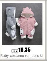 Neugeborene Winter Kinder Jacke wasserdichten Mantel sowie Samt Baby Mädchen Kleidung Schnee anzug Junge Stram pler Kleinkind Kapuze Mantel Overalls