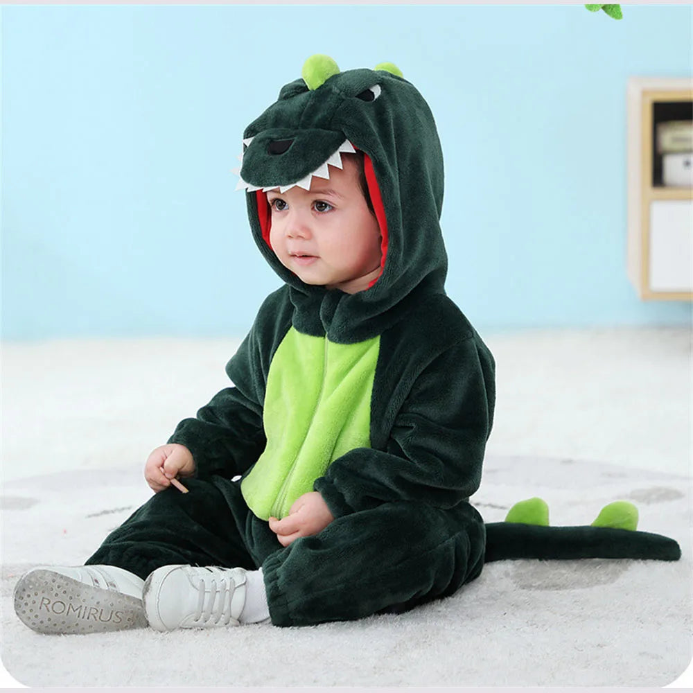 Baby Kigurumi Stich Kuh Einhorn Cartoon Strampler Infant Kinder Tier Overall Mädchen Jungen Cosplay Pyjama Kostüme Für Weihnachten