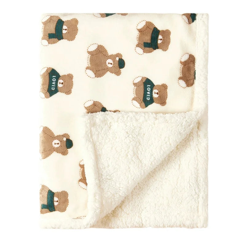 Winter Baby Decke – Fleece Warme Quilt