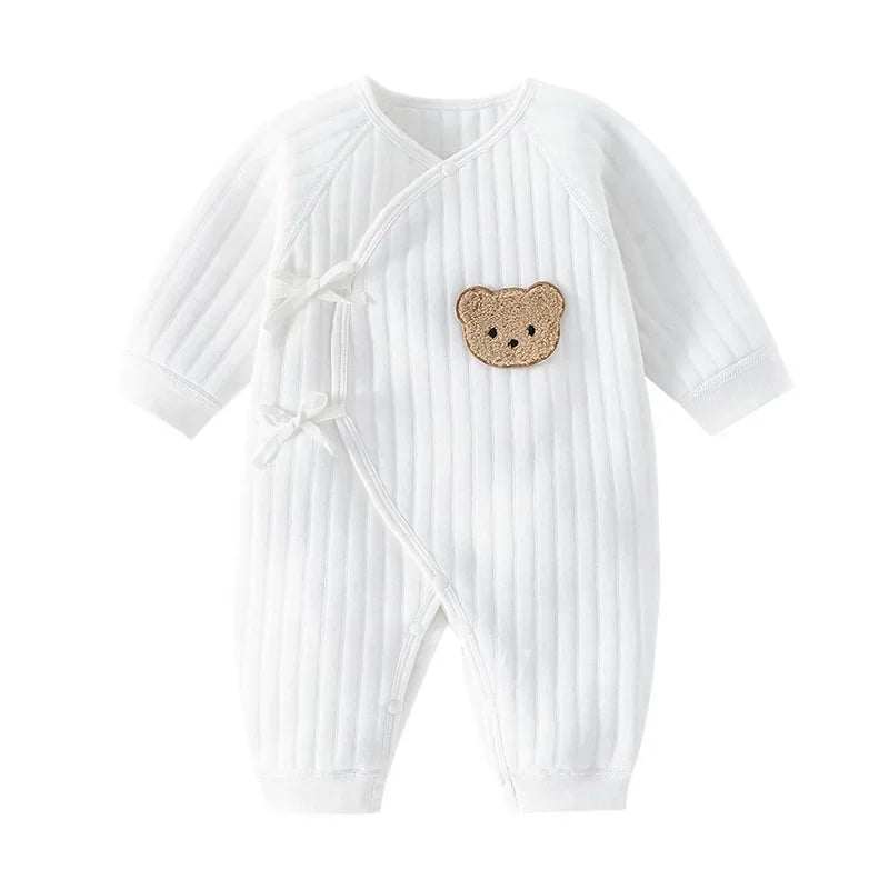 Langarm Baby lässig Overalls Baby Jungen Mädchen Kleinkind Stram pler Baumwolle Bebe Overall Kleidung Outfits weiche einteilige Pyjamas